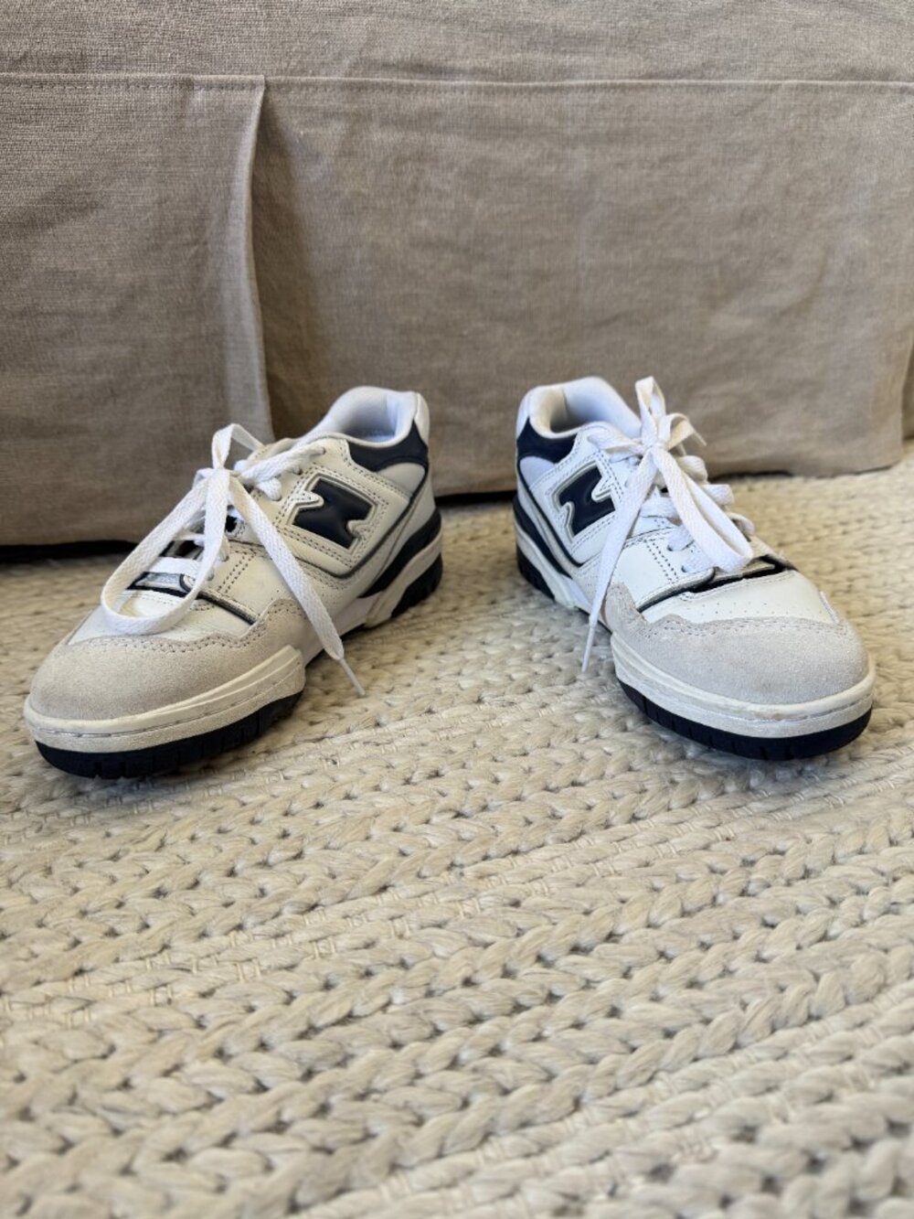 New Balance 550 sneakers White Navy EU 36, UK 3.5, US Women's Size 5.5 - Picture 3 of 6
